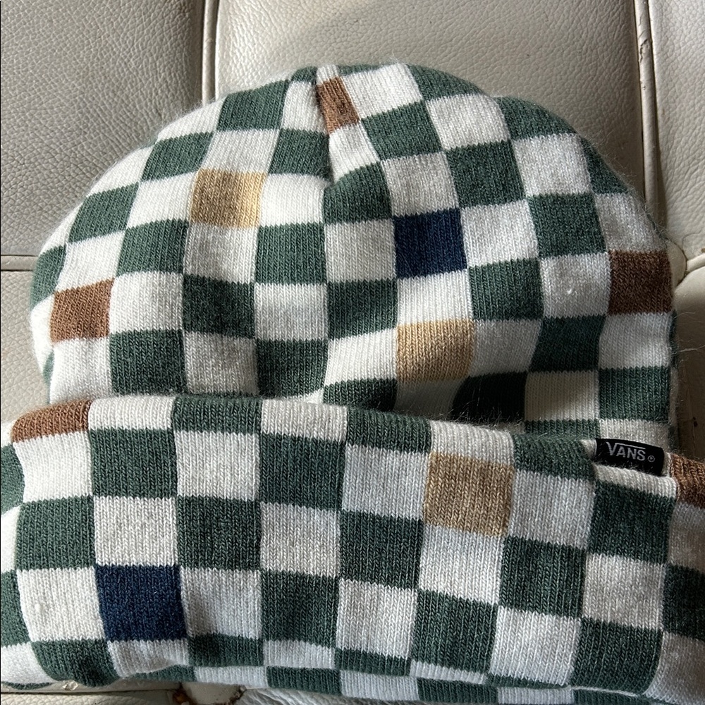 Vans Multicolor Checkered Beanie unisex